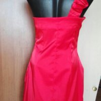 Червена официална рокля ПРОМОЦИЯ🌹👗 S,M 🌹👗арт.217 , снимка 4 - Рокли - 26728385