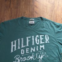 tommy hilfiger - страхотна мъжка тениска 100% оригинал отлично състояние , снимка 5 - Тениски - 36661203