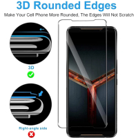 Asus ROG Phone 7, 9H HD, закалено стъкло, протектор за Asus ROG Phone 7, защитно стъкло, снимка 4 - Фолия, протектори - 44900513