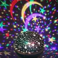 Уникална детска звездна нощна лампа лед украса подарък 