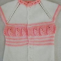 НОВИ ръчно плетени бебешки жилетки и елечета, снимка 1 - Жилетки и елечета за бебе - 34823488