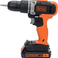 НОВО Ударен Винтоверт Black and Decker 18V Li-Ion, снимка 4 - Винтоверти - 37869357