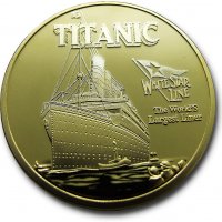 Титаник монета / Titanic coin, снимка 4 - Нумизматика и бонистика - 22521168