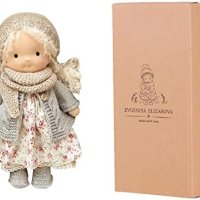 Waldorf Doll Ръчно изработена плюшена кукла, пълнена плюшена щастлива кукла изненада подарък парца, снимка 1 - Плюшени играчки - 40448352