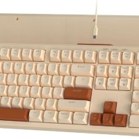 MAMBASNAKE V300 Retro 108 клавишна кабелна клавиатура с RGB подсветка, снимка 1 - Клавиатури и мишки - 43230308