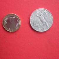100 крони 1948 сребърна монета , снимка 1 - Нумизматика и бонистика - 38158764
