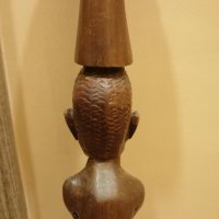 Абаносов бастун с африкански мотив, снимка 3 - Други ценни предмети - 35188866