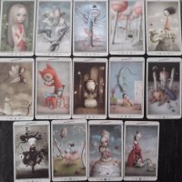 78 таро карти: Nicoletta Ceccoli Tarot & The Little Prince Tarot , снимка 14 - Карти за игра - 33677847