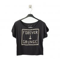 Forever Grunge дамска тениска с графика - S, снимка 1 - Тениски - 37206228