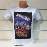 Нова дамска тениска с дигитален печат на музикалната група Judas Priest - Painkiller , снимка 5 - Тениски - 37176575