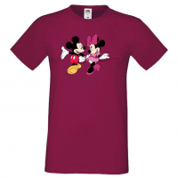 Мъжка тениска ickey & Minnie 6 Подарък,Изненада,Рожден ден, снимка 3 - Тениски - 36575550
