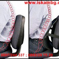 Анатомична облегалка за стол и автомобилна седалка Lumbar Support, снимка 5 - Столове - 26731777