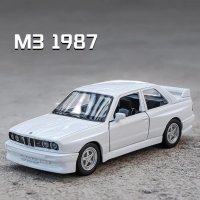 Метални колички: BMW M3 1987 (БМВ), снимка 6 - Колекции - 43745380