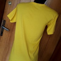 Ярко жълта тениска с лъв С, снимка 3 - Тениски - 32856388