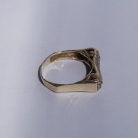 Златен пръстен 2.4гр 14к, снимка 7 - Пръстени - 36690633