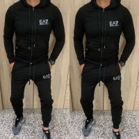 Мъжки спортен екип Armani черен, снимка 2 - Спортни дрехи, екипи - 28594883