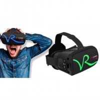 3D очила за телефон VR CASE с бутони за управление и Trackpad, снимка 3 - Друга електроника - 38459452