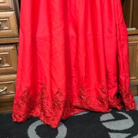 Червена официална рокля, снимка 3 - Рокли - 43660708