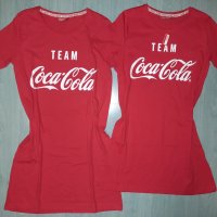 Рокли мама и дъщеря Coca-Cola 100% cotton , снимка 3 - Детски рокли и поли - 39282860