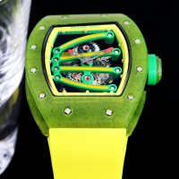 Мъжки часовник Richard Mille Green Lizard с автоматичен механизъм, снимка 4 - Мъжки - 36755003