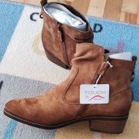 TAMARIS bootie1-25329-25 Camel 310 – Женски боти , снимка 4 - Дамски боти - 43805184