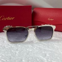 Cartier 2021 дамски слънчеви очила тип котка, снимка 8 - Слънчеви и диоптрични очила - 34665094