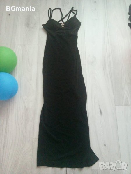 Официална дълга рокля с горнище тип болеро размер С, снимка 1