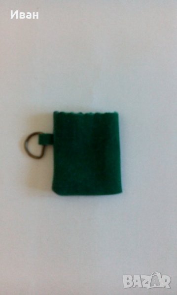 Подаръчна торбичка за бижута, зелена, 4х5 см - само по телефон!, снимка 1