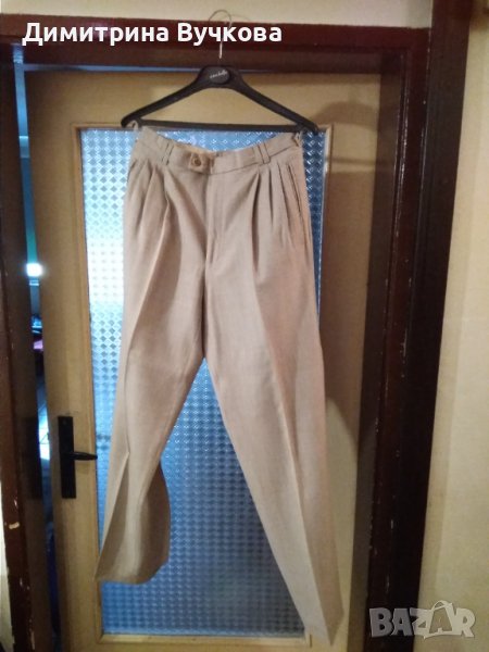 Бежав панталон размер около 32 Blochard Group Bitsini, снимка 1