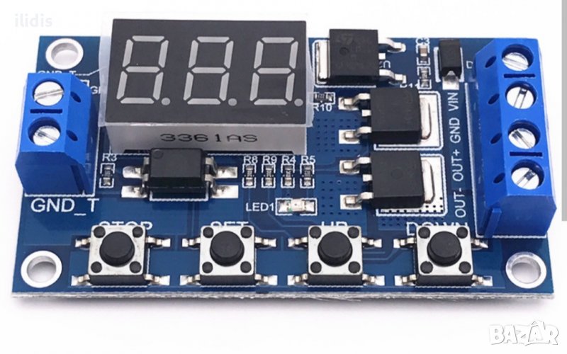Циклично реле за време.Compact Delay time adjustable relay, снимка 1