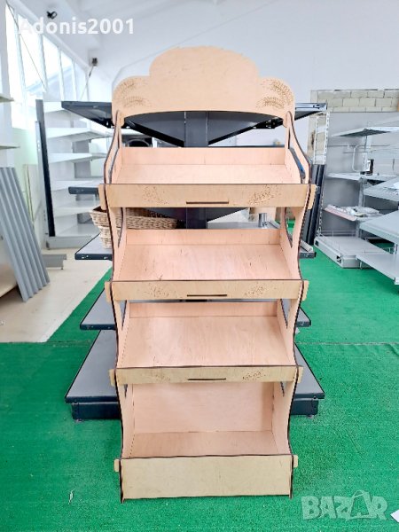 Стелаж за хляб, изработен от дърво, снимка 1