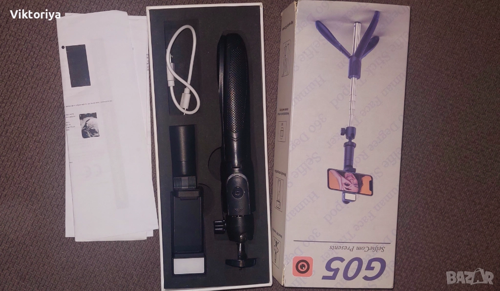 Селфи стик, с блутут/ цифрова камера, снимка 1