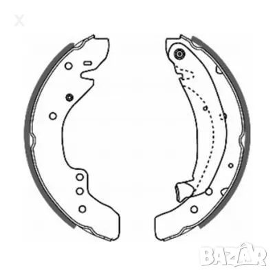 BENDIX 362337B Задни челюсти CITROEN Jumper / FIAT Ducato / PEUGEOT Boxer / 1982-2024 OE 4241H4 , снимка 1