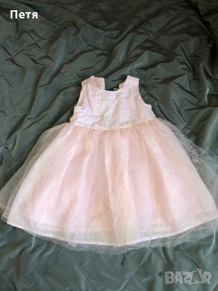 Детска официална рокля - розова, снимка 1