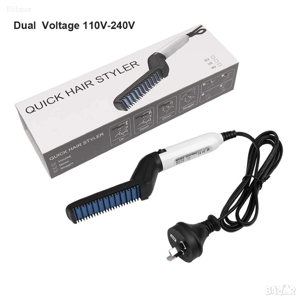 Електрически гребен за брада и коса, снимка 1