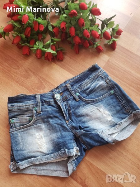 Интересни къси дънки, снимка 1