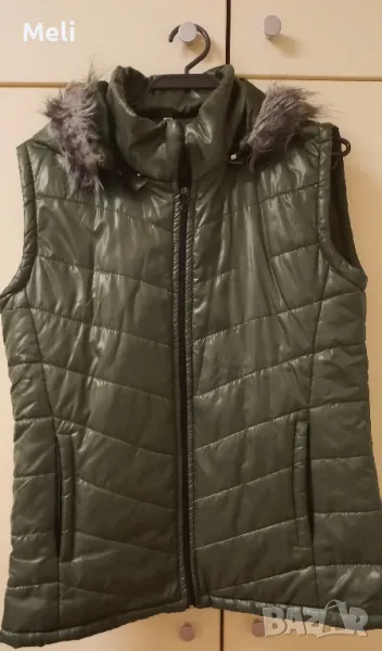 дамски елек с пух, снимка 1