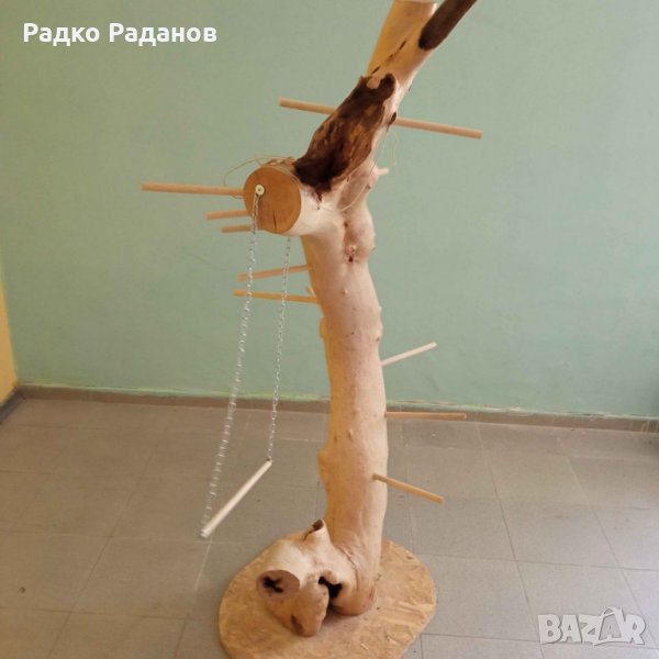 Декоративно дърво за папагал , снимка 1