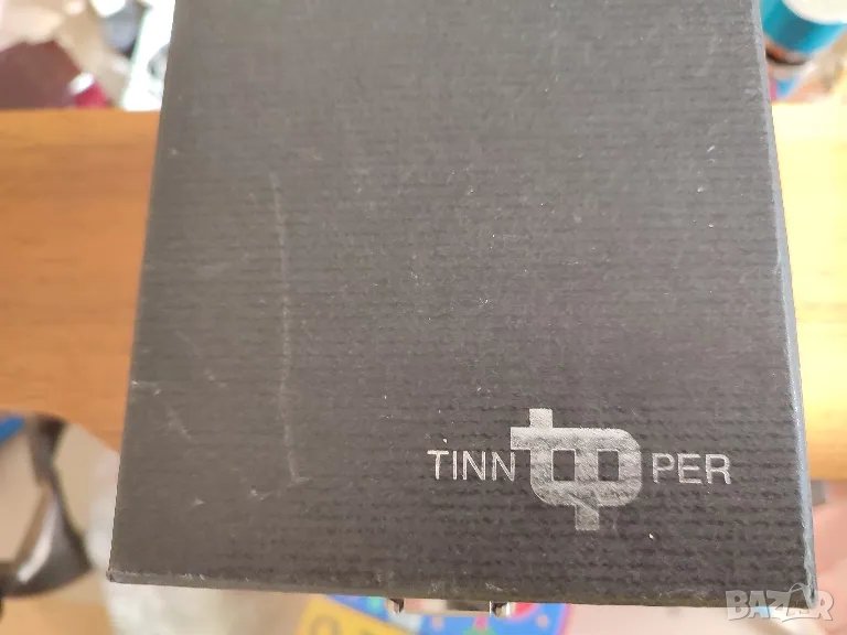 Вносен калаен старинен свещник норвежки маркиран на дъното, снимка 1