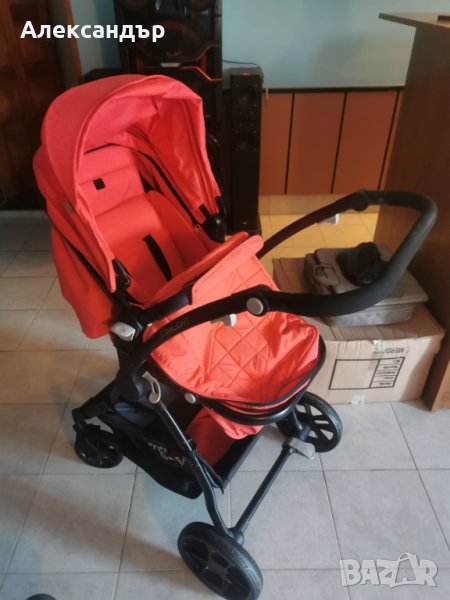 Детска количка Lorelli 2 в 1 STARLIGHT RED - ТОП състояние, снимка 1