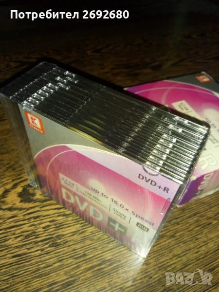 Нови дискове DVD/кутия - 10бр., снимка 1