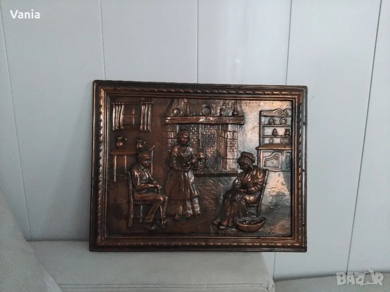 Медна картина, снимка 1