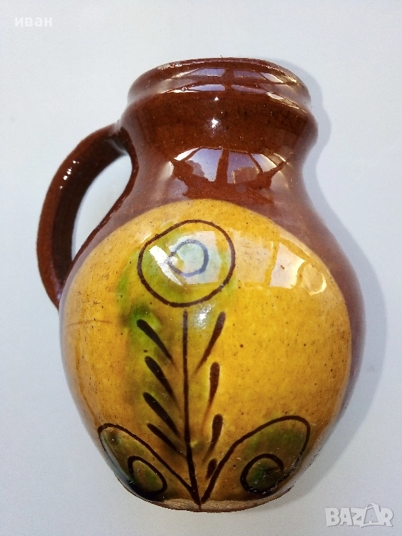 Стара глинена чаша, снимка 1