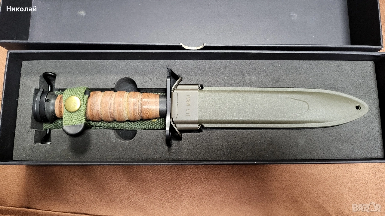 Щик, нож САЩ, Америка М4 за М1 карабина, снимка 1