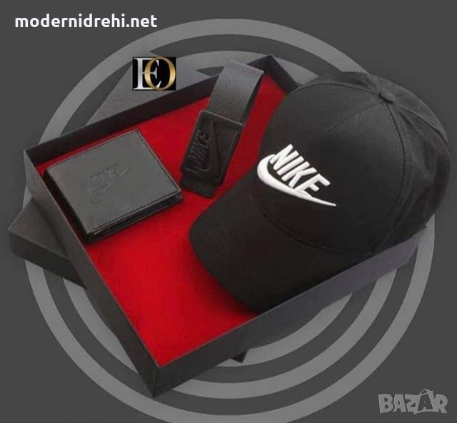 Колан шапка и портфейла уникален комплект Nike код 6, снимка 1