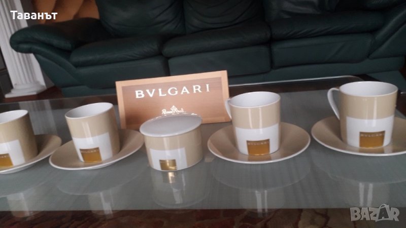 Сервиз за кафе Bvlgari /нов/, снимка 1