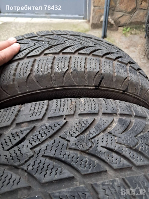 Зимни гуми 195/65/15 -2бр, снимка 1