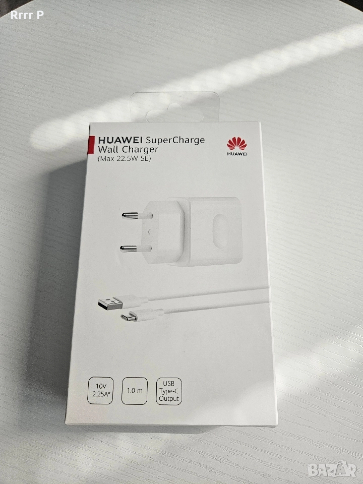 Оригинално Бързо Зарядно 220V HUAWEI/HONOR SuperChargе 22.5W SE HW-100225E00 с USB-C кабел, снимка 1