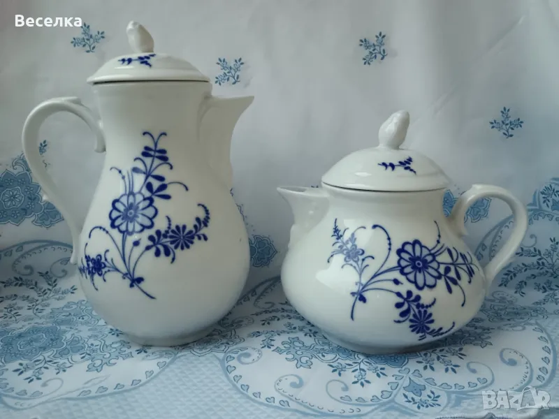 Кана и чайник Tirschenreuth Bavaria, снимка 1