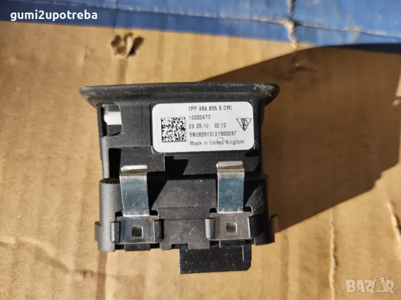 Копче/Бутон Контрол Прозорец Porsche Cayenne 3.0D 92A/EG22/2012, снимка 1